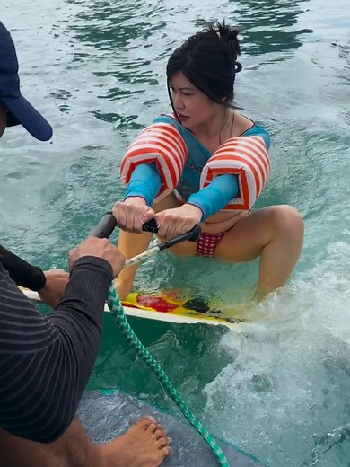 Surfing in a Bikini: A Day at the Beach