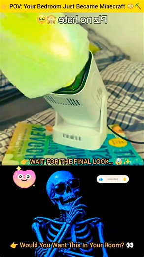 This Projector Turns Your Room Into Minecraft! ✨🤯