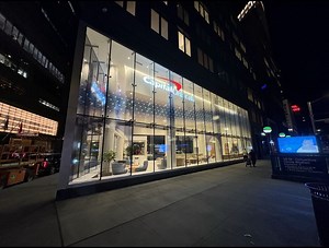 Capital One opened a café in Columbus Circle that looks just like a bank