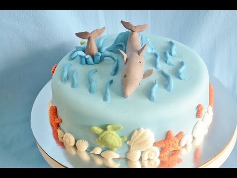 Dolphin Birthday Cake