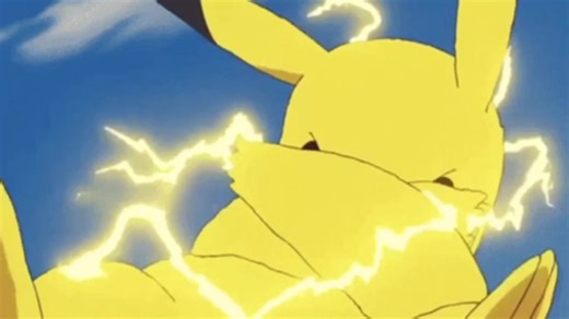 Pikachu Thunderbolt Attack Compilation