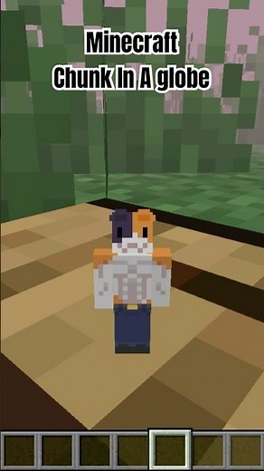 Minecraft Chunk In a Globe Mod #minecraft #mod #java #modrinth #fabric