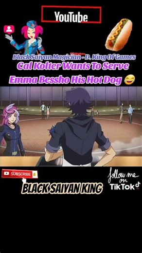 Yu-Gi-Oh! VRAINS | Cal Kolter Serves Emma Bessho A Hotdog