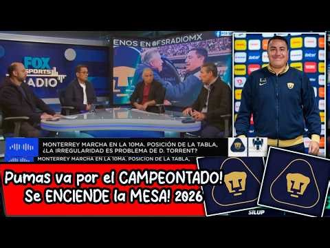 🔥🐆 Se ENCIENDE la MESA! Pumas ESTA para CAMPEON! Reporte de ULTIMA HORA! Proximo PARTIDO! ANALISIS