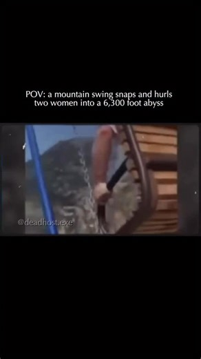 In July 2021, a terrifying incident occurred at Sulak Canyon in the Republic of Dagestan, Russia. Two women were using a popular tourist swing positioned on the edge of a cliff that drops over 6,300 feet. As the swing gained momentum, one of the supporting chains failed, causing the chair to tilt and ejecting both riders over the precipice. The horrifying moment was captured on video by onlookers who watched the women disappear over the edge of the world’s deepest canyon. Miraculously, both wome