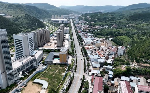 航拍沁水 晋城沁水县