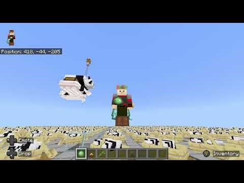 Minecraft Bedrock Peaceful Panda Slime Farm