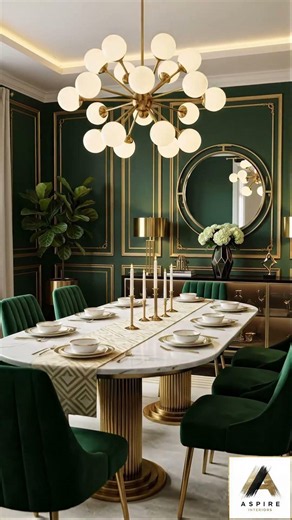 Art Deco Luxury Home Tour Central Park View Emerald Gold
