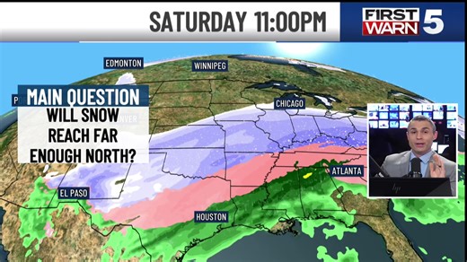 New information is in on Saturday's First Warn Weather Day and how much snow we may get. KCTV's Meteorologist Luke Dorris brings you the latest trends to help with your plans in this update | KCTV5 News Kansas City