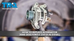 How to Replace Alternator 2008-2010 Ford F-250 64L Diesel