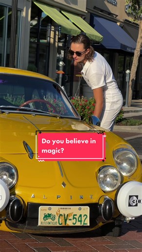 Classic Renault Alpine A110 - Yellow Car Magic