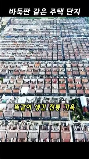 바둑판 같은 주택 단지