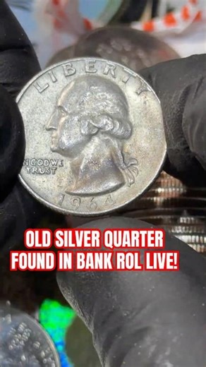 Quarter Roll Hunting Turned into Silver Find #coins #silver #lucky