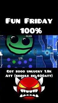 Ignore buggy text I got SOOO unlucky | #geometrydash #gd