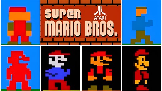 Super Mario Bros: Atari 2600 Edition - Final Level Well this mod makes Super Mario Bros look like it was made in the stone age. #fun #funny #videogames #gaming #amazing | 1 Coin Only