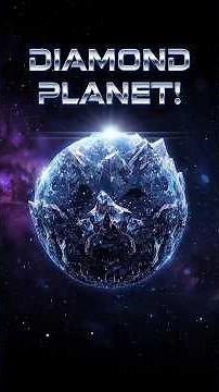 🌌 Diamond Planets Exist! Worlds Made Entirely of Sparkling Diamonds