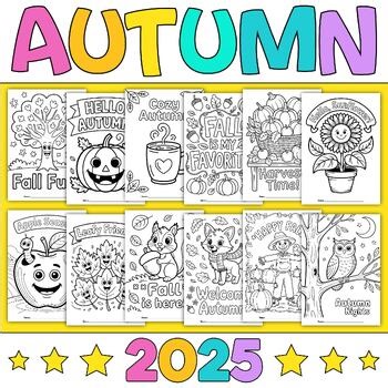 First Day of Fall Coloring Pages | Easy Fall Art Activities for Preschool