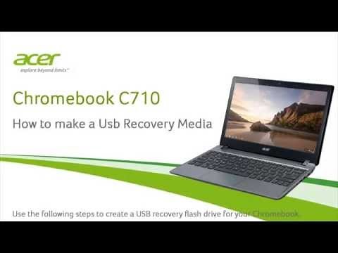 Chromebook C710 - How to make a Usb Recovery Media