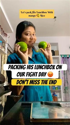 Packing Mahi’s Lunchbox with Mango Rice🥭🍚#shorts #shortsindia #lunchboxrecipe #mangorice#lunchbox