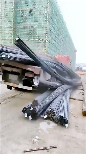 The process of unloading the rebar = a good approach can do more with less