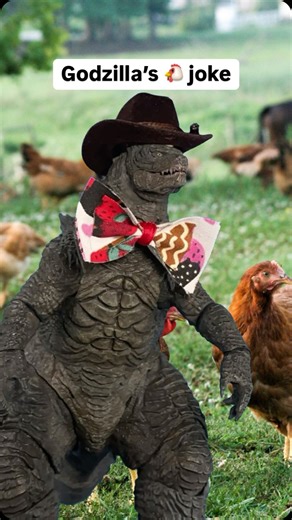 Godzilla Stopmotion on Instagram: "Godzilla’s chicken joke Original audio: bwobbles302 (TikTok) #godzilla #stopmotion #chicken #joke #shmonsterartsgodzilla #hiyatoys"