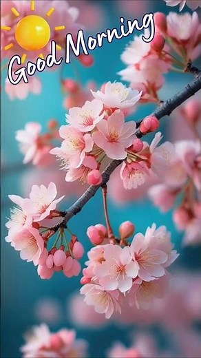 Good Morning🌿Morning nature✨Start a new day brightly🔅Spring Melody