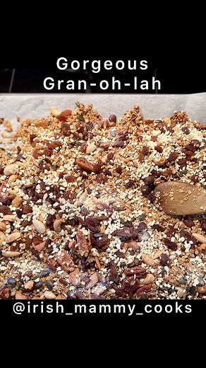 Okay! Don’t be put off when you see all the ingredients! I just bought them separately - but I have used mixed nuts before equally successfully. This is a very easy recipe to follow. You can make this in large or small quantities. You can make it crispy and dry, or you can have a sticky cluster like consistency. Up to you. I made both this week - not sure which I like better! Follow and save for more recipes like this one. The trick here is equal quantities of nuts/seeds to oats - so if you make