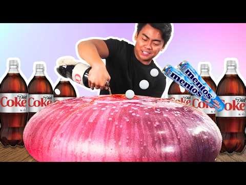 WUBBLE BUBBLE DIET COKE MENTOS EXPERIMENT