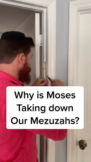 Mezuzah check ✅ #jewishtiktok #mezuzah