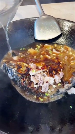 Fish Cooked with Pork 🐟🐷🔥 Rich, Flavorful & Easy! #Shorts