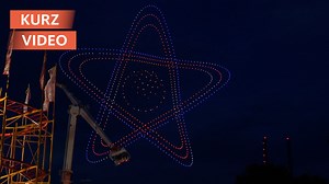 So war die größte Drohnenshow Deutschlands auf der Düsseldorfer Rheinkirmes