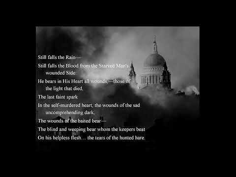 Edith SItwell: Still Falls the Rain