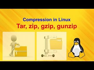 Compression in Linux Zip tar gzip gunzip