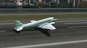 【FSX】DC-3降落香港启德机场