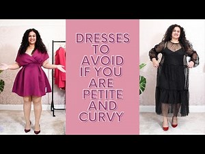 Watch this before you buy your next dress if you're petite and curvy