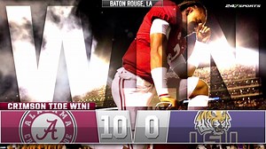 189K views · 14K reactions | BAMA WINS A CLASSIC VS LSU, 10-0! | Alabama Crimson Tide on 247Sports | Facebook
