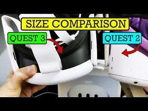 Meta Quest 3 vs Quest 2: Physical Size Comparison Side-by-Side
