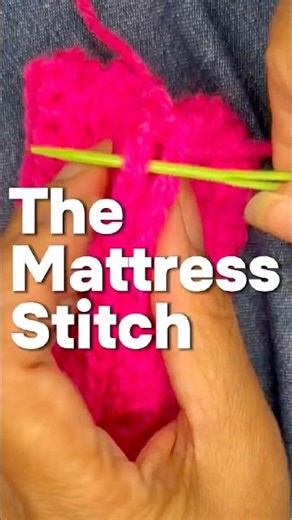 How to Do the Mattress Stitch (Invisible Seam Tutorial)