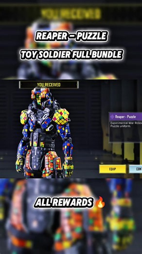 Reaper - Puzzle Full Bundle. All rewards 🤫🔥 @Call of Duty: Mobile #codmobile #callofdutymobile #codmclips #codm #foryou #trending #gamer #fyp