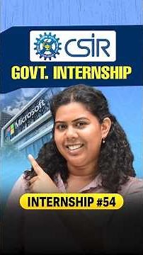 CSIR Government Internship 2026 🔥 | No Last Date | Certificate for UG, PG & PhD Students!