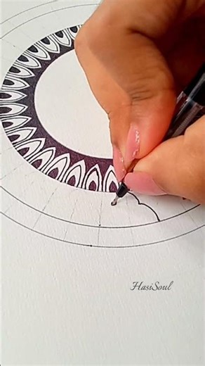 Amazing Mandala Emoji Drawing Step By Step😮#shorts #art #mandala