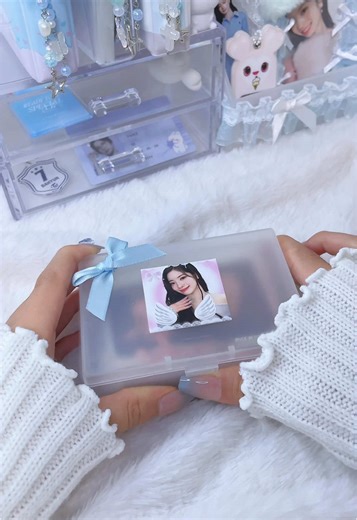 楽しむ梱包動画: ダヒョン トレカを包む💖