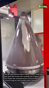 This CNC Machine Forms Perfect Metal Cones with Extreme Precision!