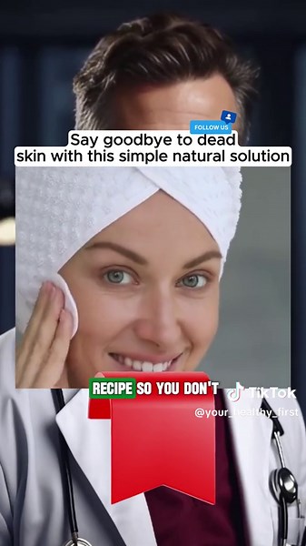 Say goodbye to dead skin with this simple natural recipe #exfoliation #exfoliateyourskin #deadskin #deadskinremover #deadskinremoval #skincaretips #naturalskincare #healthyskin #skincareroutine #naturalremedy