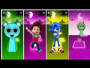 Tiles Hop 🎵 Sonic, Ryder, Funny Characters – Super Jumping Music Game Best Tiles Hop Gameplay 2025