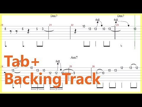 Santana - Black Magic Woman Guitar Solo Tab+BackingTrack