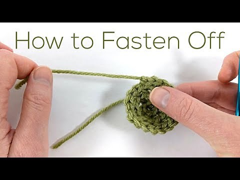 How to Fasten Off