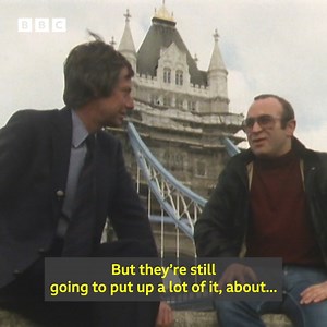 “Why can’t we spend some of that money, just some of that money on making this a nice place to live for everybody?” In 1982, actor and proud Londoner Bob Hoskins took Barry Norman on a riverside walk along London's South Bank, where he made his feelings pretty clear on how he thought the redevelopment of the area was going. | BBC Archive