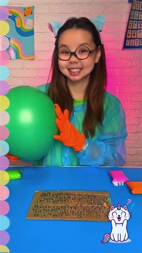 🎈 Why Doesn’t the Balloon Pop? Try This Easy Science Trick! #kids #learn #fun