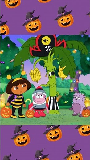 halloween trick or treat cha cha!! #dora #shorts